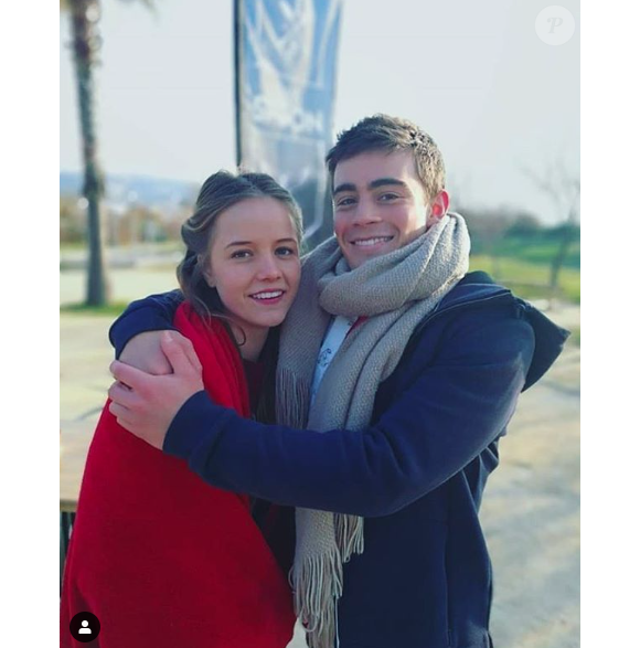 Marysole Fertard et Clément Rémiens, deux comédiens de la série "Demain nous appartient".