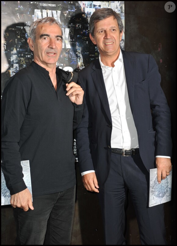 Raymond Domenech et Patrick Chêne en 2012.