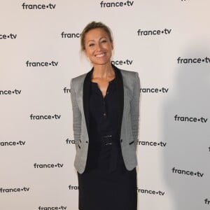 Anne-Sophie Lapix au photocall de la conférence de presse de France 2 au théâtre Marigny à Paris le 18 juin 2019 © Coadic Guirec / Bestimage