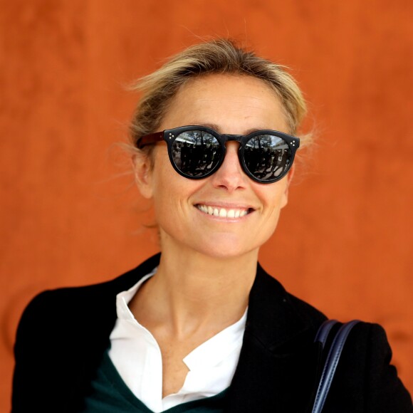 Anne-Sophie Lapix - Célébrités dans le village des internationaux de France de tennis de Roland Garros à Paris, France, le 8 juin 2019. ©Jacovides-Moreau / Bestimage