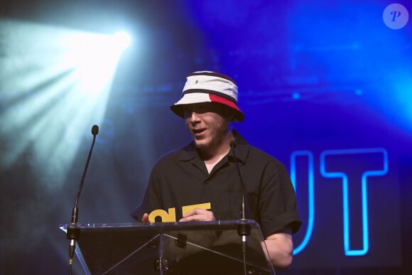 Eddy de Pretto lors de la 3e cérémonie des Out d'Or, qui célèbrent la visibilité des personnes LGBTI, au Cabaret Sauvage le 18 juin 2019.