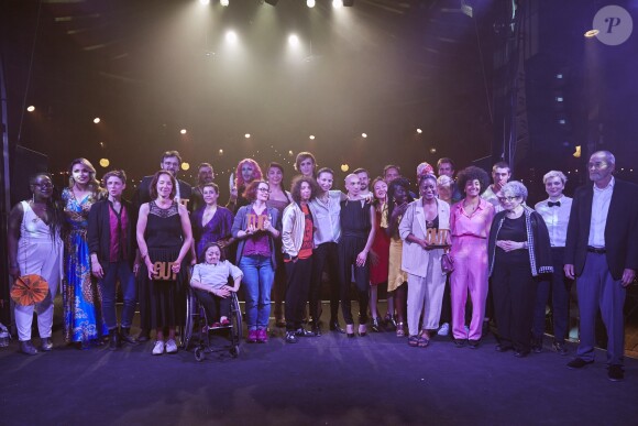 Photos de tous les lauréats lors de la 3e cérémonie des Out d'Or, qui célèbrent la visibilité des personnes LGBTI, au Cabaret Sauvage le 18 juin 2019.