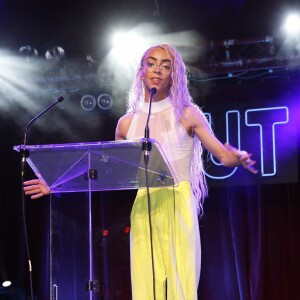 Bilal Hassani, personnalité LGBTI de l'année, au photocall de la 3e cérémonie des Out d'Or, qui célèbrent la visibilité des personnes LGBTI, au Cabaret Sauvage le 18 juin 2019. © Marc Ausset-Lacroix/Bestimage