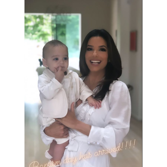 Eva Longoria a organisé une fête pour le 1er anniversaire de Santiago, chez elle à Los Angeles, le 22 juin 209. Instagram.