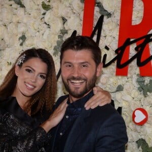 Iris Mittenaere (ambassadrice de la marque Morgan, Miss France 2016 et Miss Univers 2016) et Christophe Beaugrand à la soirée de lancement la nouvelle collection Iris Mittenaere for Morgan (Morgandetoi), Sortie officielle le 03.04.2019, à La Maison des Centraliens à Paris, France, le 14 mars 2019. © Rachid Bellak/Bestimage