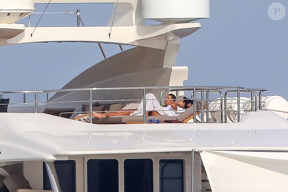 Cristiano Ronaldo en vacances à Saint-Tropez le 23 juin 2019.