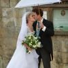 Thomas van Straubenzee et Lady Melissa Percy lors de leur mariage le 21 juin 2013 au château d'Alnwick. Le couple a divorcé en 2016, Lady Melissa invoquant le "comportement déraisonnable" de son époux.