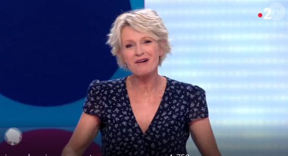 Sophie Davant dans "C'est au programme", le 27 juin 2019, sur France 2