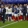 L'équipe de France lors de la Coupe du monde féminine de football, Groupe A, France vs Nigeria à Rennes, France, le 17 juin 2019. La France a gagné 1-0. © Pierre Perusseau/Bestimage