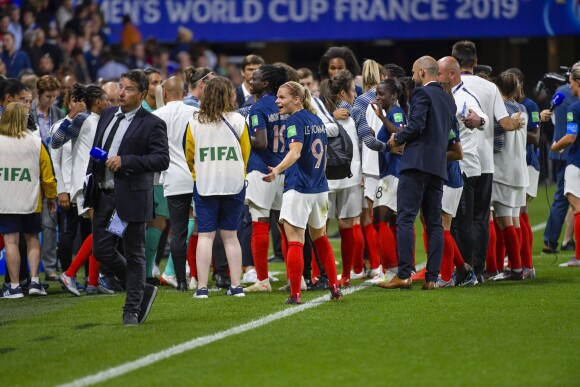 L'équipe de France lors de la Coupe du monde féminine de football, Groupe A, France vs Nigeria à Rennes, France, le 17 juin 2019. La France a gagné 1-0. © Pierre Perusseau/Bestimage