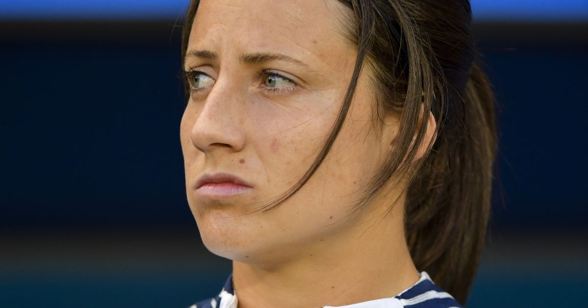 Maeva Clemaron lors de la Coupe du monde féminine de football, Groupe A