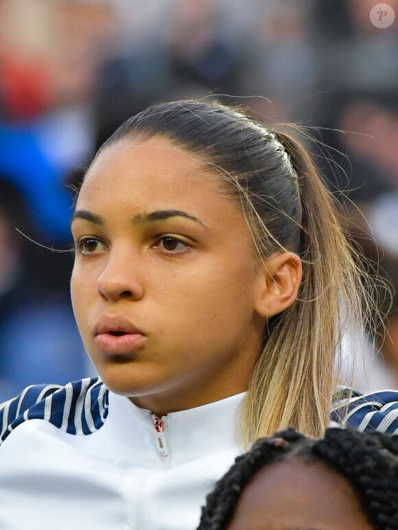 Delphine Cascarino - France (4) contre Corée du Sud (0) lors de l'ouverture de la coupe du monde féminine de football 2019 au Parc des Princes à Paris , le 7 juin 2019. © Pierre Perusseau / Bestimage