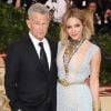 David Foster et sa compagne Katherine McPhee - Les célébrités arrivent à l'ouverture de l'exposition Heavenly Bodies: Fashion and the Catholic Imagination à New York, le 7 mai 2018.