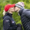 Zara (Phillips) et Mike Tindall lors du tournoi de golf caritatif ISPS Handa Mike Tindall Celebrity Golf Classic à Suitton Coldfield le 17 mai 2019.