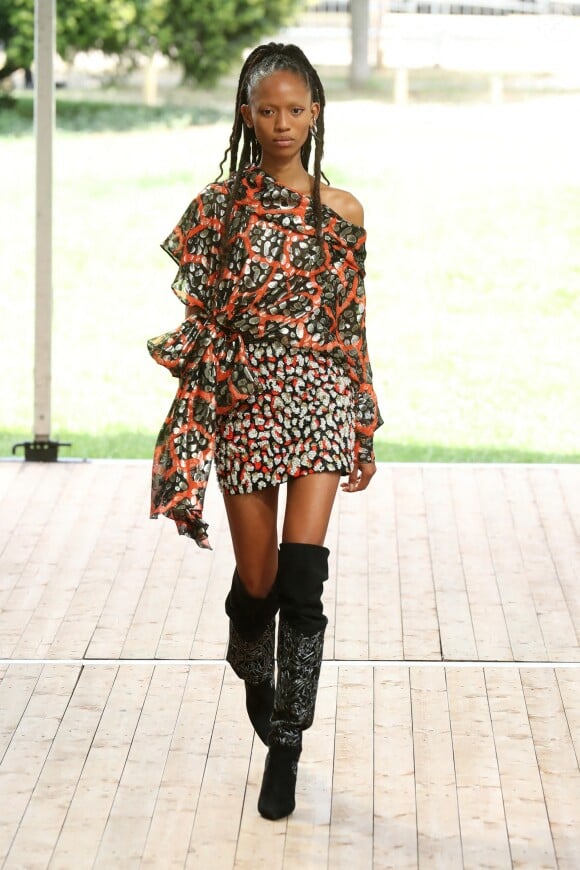 Défilé "Redemption", collection Haute Couture Automne/Hiver 2019-2020 lors de la Fashion Week de Paris (PFW), le 30 juin 2019.