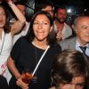 Exclusif - Anne Higalgo (maire de Paris) lors de la soirée d'anniversaire de J.L.Romero-Michel et A.Hidalgo au Banana Café à Paris, France, le 29 juin 2019. © Philippe Baldini/Bestimage
