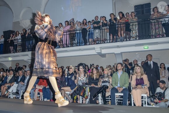 Miss Fame, Violet Chachki, guest, Christina Aguilera, guest, Amanda Lear - People au défilé de mode Haute-Couture automne-hiver 2019/2020 "Jean Paul Gaultier" à Paris. Le 3 juillet 2019 © Olivier Borde / Bestimage  People at the Jean Paul Gaultier Haute-Couture F/W 2019/2020 fashion show in Paris. On July 3rd 201903/07/2019 - Paris