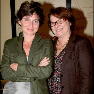 Valérie Lang et Josiane Balasko lors de la Fashion Week à Paris, en 2007. 