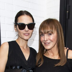 Virginie Ledoyen et Babeth Djian assistent au vernissage de l'exposition du photographe Jean-Baptiste Mondino au "Le Studio des Acacias" à Paris le 4 juillet 2019. © Pierre Perusseau/Bestimage