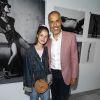 Kamel Mennour et sa fille assistent au vernissage de l'exposition du photographe Jean-Baptiste Mondino au "Le Studio des Acacias" à Paris le 4 juillet 2019. © Pierre Perusseau/Bestimage
