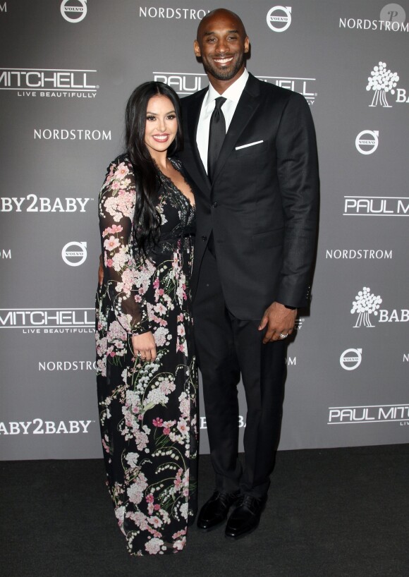 Kobe Bryant et sa femme Vanessa Laine Bryant à la soirée Baby2Baby à Culver City le 10 novembre 2018.