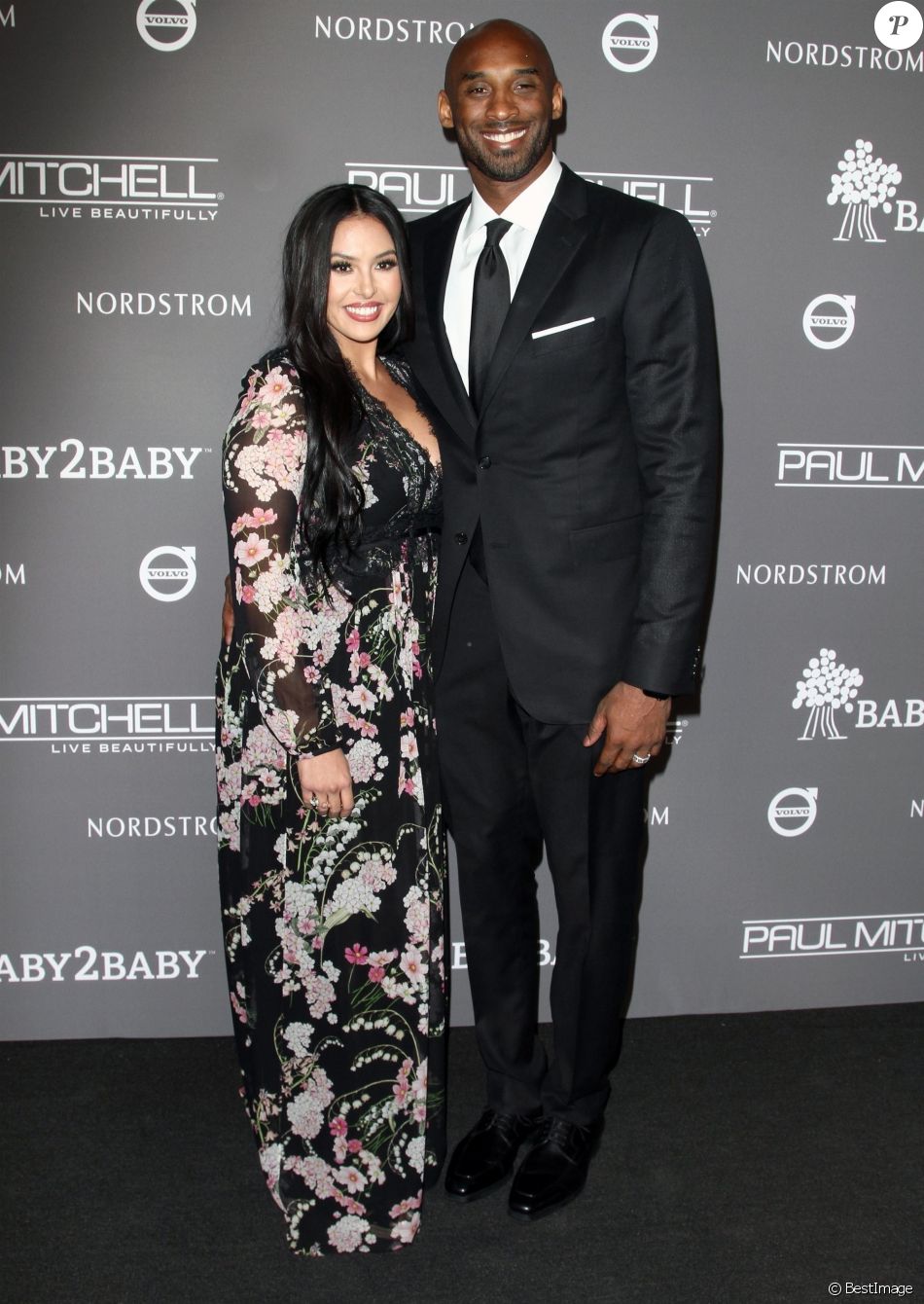 Kobe Bryant et sa femme Vanessa Laine Bryant à la soirée Baby2Baby à Culver City le 10 novembre 2018.