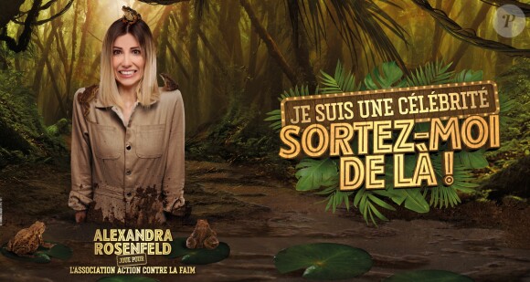 Alexandra Rosenfeld, photo officielle de "Je suis une célébrité sortez-moi de là", sur TF1