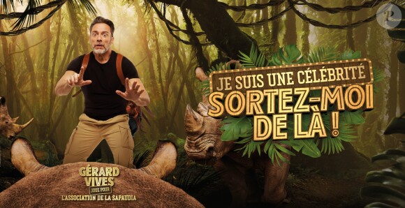 Gérard Vives, photo officielle de "Je suis une célébrité sortez-moi de là", sur TF1