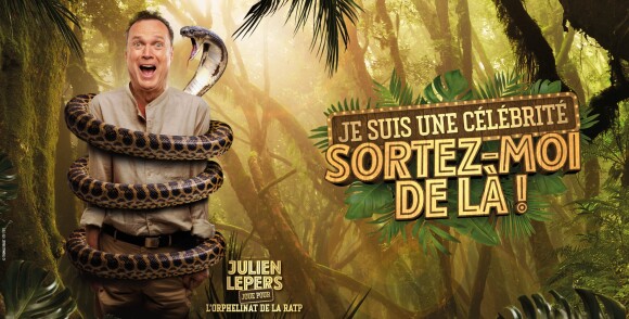 Julien Lepers, photo officielle de "Je suis une célébrité sortez-moi de là", sur TF1