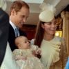 Baptême du prince George de Cambridge, en la chapelle royale du palais St James a Londres. Le 23 octobre 2013.