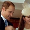 Baptême du prince George de Cambridge, en la chapelle royale du palais St James a Londres. Le 23 octobre 2013.