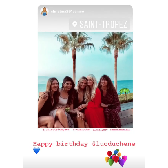 Laeticia Hallyday et ses copines sur Instagram, le 7 juillet 2019.