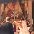 Exclusive - Katharine McPhee - Mariage de Katharine McPhee et David Foster en l'église arménienne St Yeghiche à Londres, Royaume Uni, le 28 juin 2019.