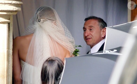 Exclusive - Katharine McPhee - Mariage de Katharine McPhee et David Foster en l'église arménienne St Yeghiche à Londres, Royaume Uni, le 28 juin 2019.