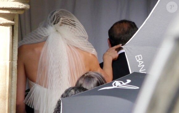 Exclusive - Katharine McPhee - Mariage de Katharine McPhee et David Foster en l'église arménienne St Yeghiche à Londres, Royaume Uni, le 28 juin 2019.