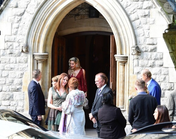 Exclusif - Mariage de Katharine McPhee et David Foster en l'église arménienne St Yeghiche à Londres, Royaume Uni, le 28 juin 2019.
