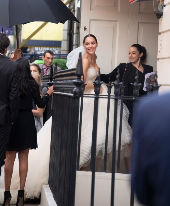 Exclusive - Katharine McPhee - Mariage de Katharine McPhee et David Foster en l'église arménienne St Yeghiche à Londres, Royaume Uni, le 28 juin 2019.