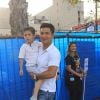 Mario Lopez et son fils Dominic - Les célébrités assistent à la première de Toy Story 4 au El Capitan Theatre à Los Angeles, le 11 juin 2019.