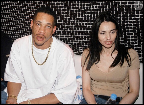 Béatrice Dalle et JoeyStarr à Paris en 2003.