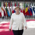 La chancelière allemande Angela Merkel à son arrivée lors du troisième jour du Sommet européen à Bruxelles. Belgique, Bruxelles, 2 juillet 2019