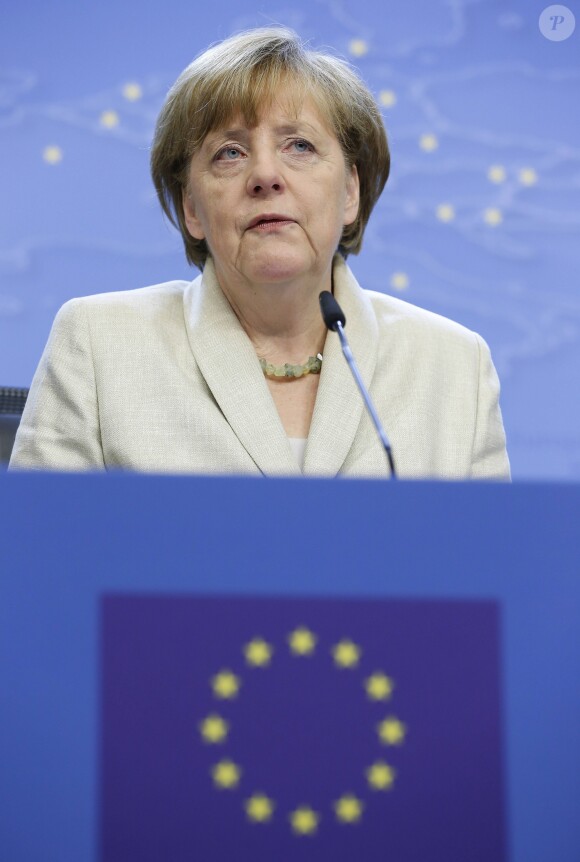 Archive - La chancelière allemande Angela Merkel lors d'une conférence de presse à Bruxelles, Belgique , le 26 juin 2015. © Imago/Panoramic/Bestimage