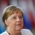 La chancelière allemande Angela Merkel - Arrivées au Sommet européen à Bruxelles. Le 30 juin 2019