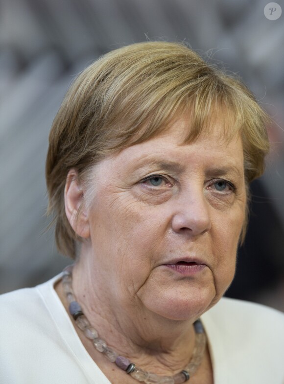 La chancelière allemande Angela Merkel arrive au Sommet européen à Bruxelles, Belgique, le 30 juin 2019. © Alain Rolland/ImageBuzz/Bestimage