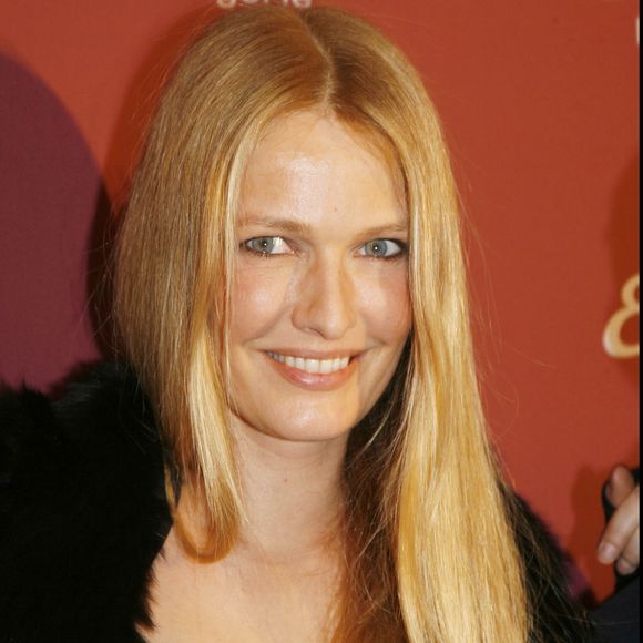 Karen Mulder à Paris le 14 février 2008.