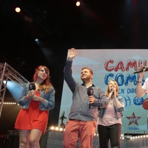 Camille Combal, Laure Cohen (Koxie),Clément Lanoue - L'emission de Camille Combal de virgin Radio en direct du Zenith de Lille le 25 juin 2015.