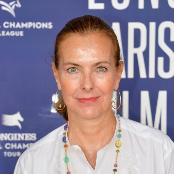 Exclusif - Carole Bouquet - Photocall - Longines Paris Eiffel Jumping au Champ de Mars à Paris, le 7 juillet 2019. © Veeren Ramsamy/Bestimage