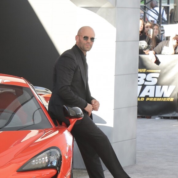 Jason Statham à la première du film "Fast & Furious Hobbs & Shaw" à Los Angeles, le 13 juillet 2019.
