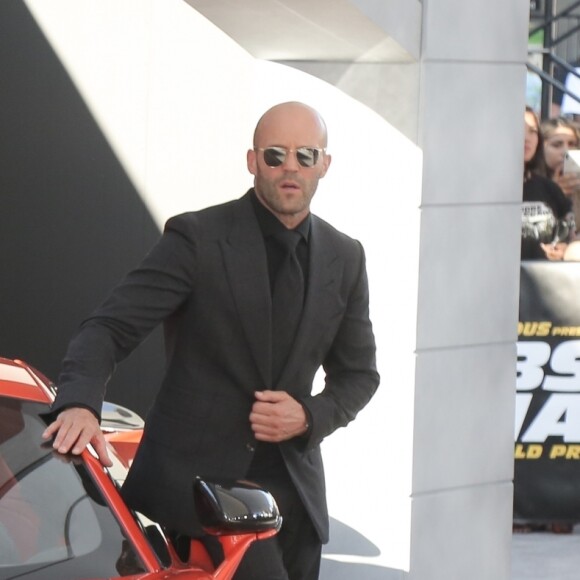 Jason Statham à la première du film "Fast & Furious Hobbs & Shaw" à Los Angeles, le 13 juillet 2019.
