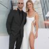 Jason Statham et sa femme Rosie Huntington-Whiteley à la première du film "Fast & Furious Hobbs & Shaw" à Los Angeles, le 13 juillet 2019.