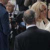 La Première dame Brigitte Macron, Angela Merkel (chancelière d'Allemagne) et son mari Joachim Sauer lors du 139ème défilé militaire du 14 Juillet sur les Champs-Elysées, le jour de la Fête Nationale. Paris, le 14 juillet 2019. © Lemouton-Gorassini-Perusseau/Bestimage